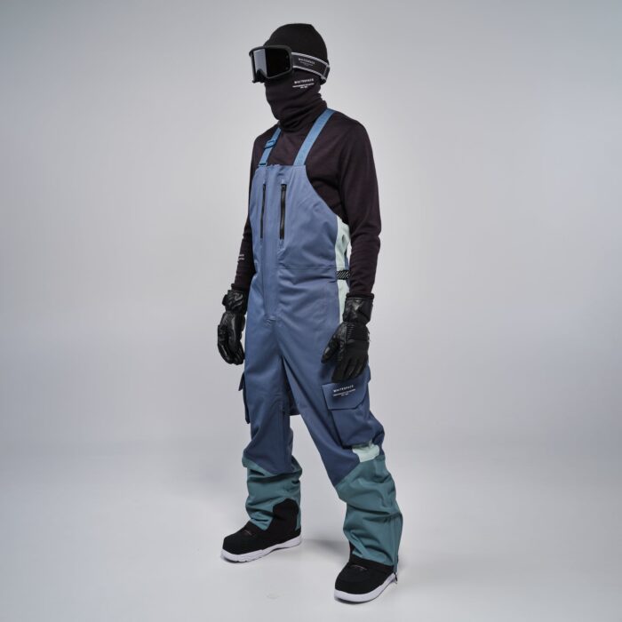 2L Cargo Insulated Bib Pant - Slate / Orion / Ocean Blue