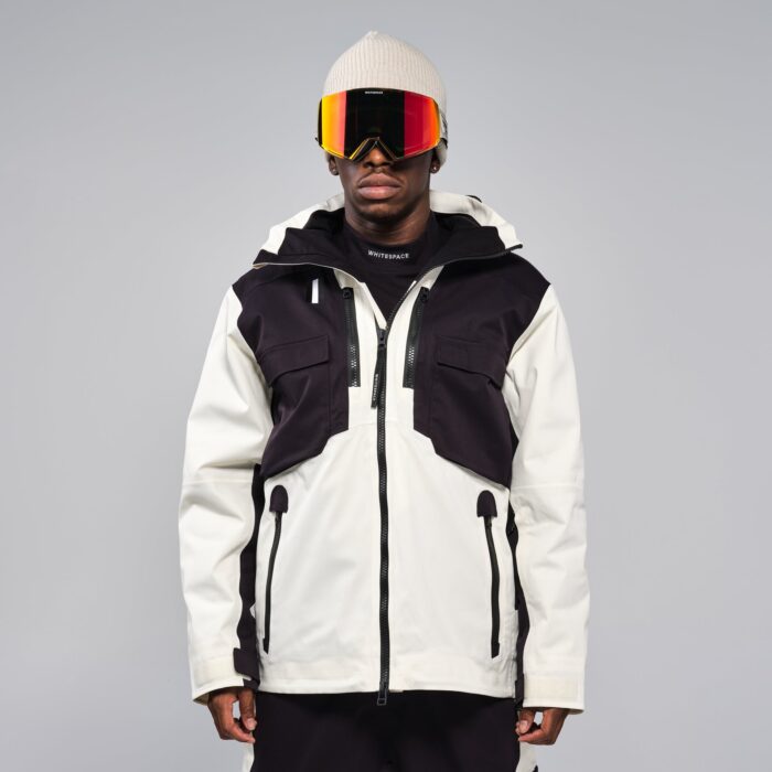 2L Cargo Insulated Jacket - Warm White / Black