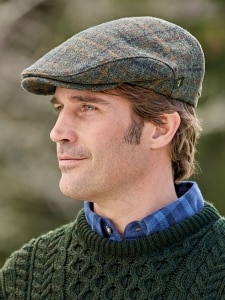 Irish Wool Tweed Vintage Cap