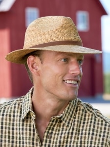 Men's Raffia Safari Hat